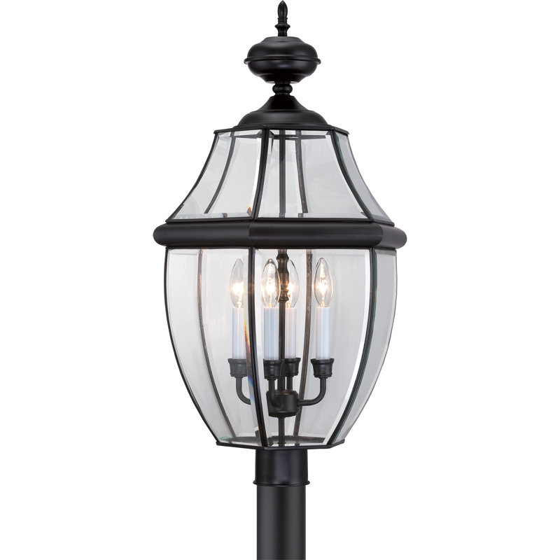 Tête de lanterne à 1 lumière H 29,5 po Newbury, Noir mystique