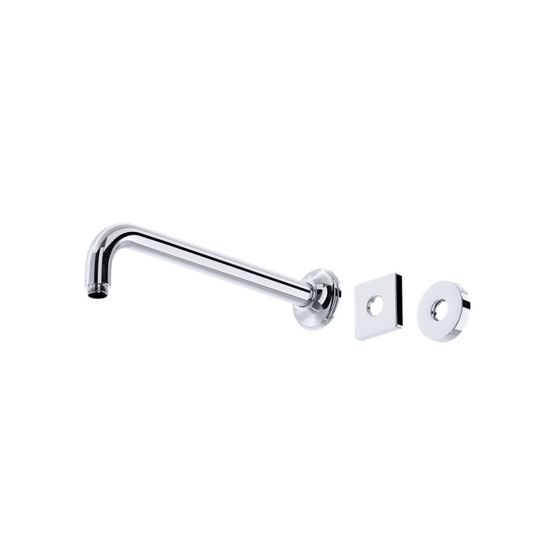 Rohl 12" Wall Mounted Shower Arm, Polished Chrome