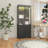 78.7'' H X 31.5'' W Display Bookcase With Led Light & Glass Doors