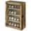 4-Tier Wall Display Case With Clear Panel