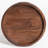 Arooj Round Solid Walnut Serving Tray-1773412415