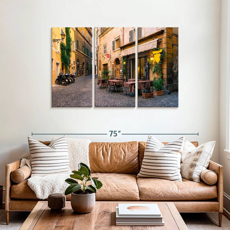 Sirci, rue historique de Rome, H 36 po x l 57 po