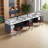 Rectangle 3 Person Benching Workstation with Cable