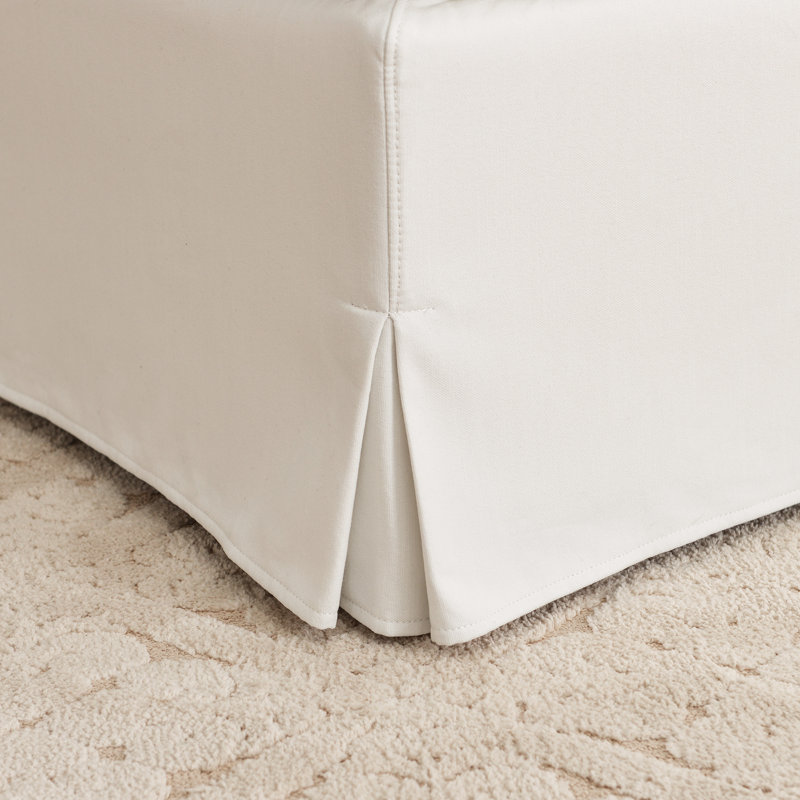 Crampton Performance Fabric Down Fill Slipcover Dining Corner Chair, White