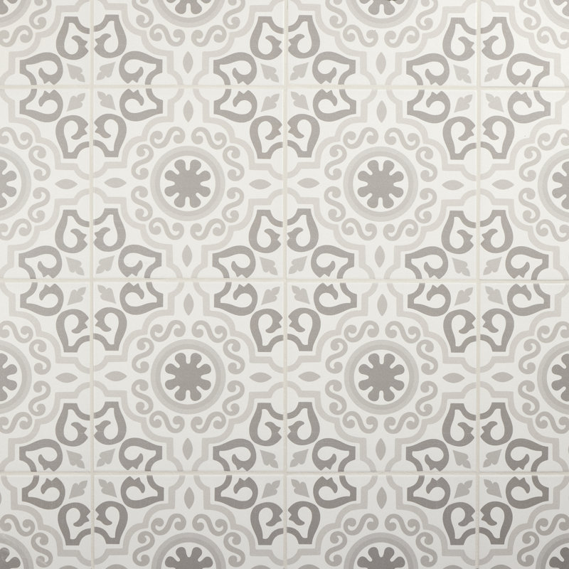 Daltile Memoir 12 x 12 Floor Tile (17 PCS Per Carton) (16.49 SQFT Per Carton), Crystal Grey