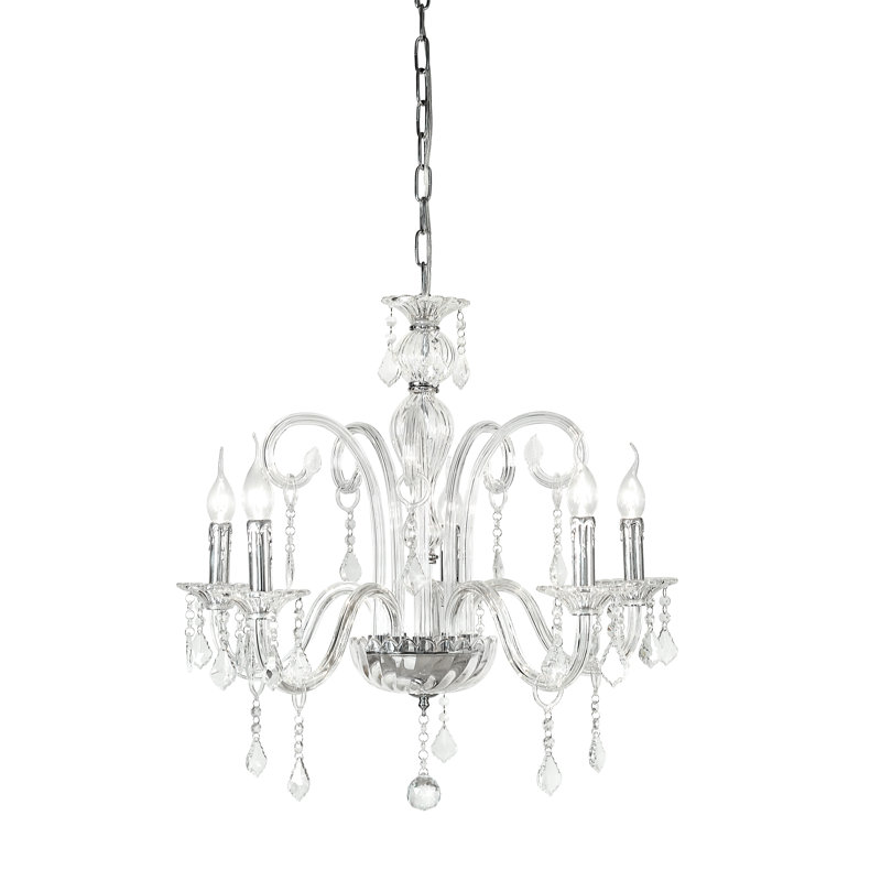 Bella 5 - Light Candle Style Chandelier