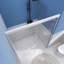 Porte de douche coulissante double encadrée l 54 "x H 72"-98379825