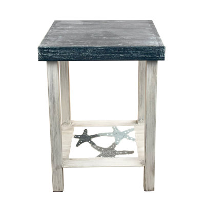 Table de bout en bois massif Chaudhry