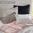 3 Pcs King/Cal King Solid Faux Fur Comforter Mini Set Gray