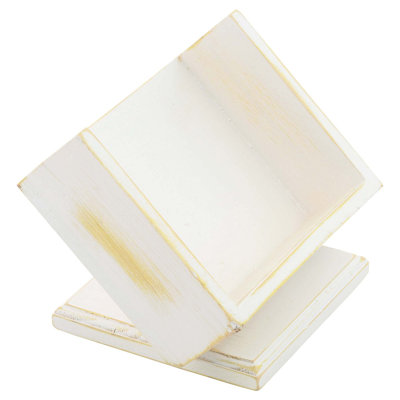 Wood Square 1 Piece Coaster Holder