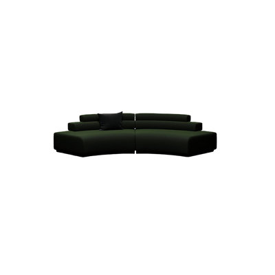 Semi-circular curved light luxury negotiation sofa