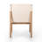 Arbella Upholstered Back Arm Chair in Beige/Natural-1157672184