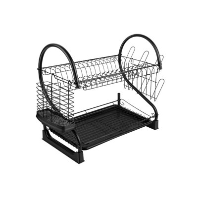 Stainless Steel Two Tier Dish Rack