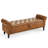 Mid-Century Modern Storage Bench, 63" Wide Flip Top Faux Leather Upholstered Bench with Armrests, Large Wood Entryway Bench for Living Room, Bedroom-859979664