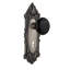 Victorian Plate with Decorative Keyhole and Black Porcelain Door Knob-1321828421-1321828418