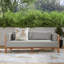 Aston 82" Outdoor Sofa Natural/gray