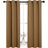 Room Darkening Short Curtain Panels For Small Window, 2 Panels, Thermal Insulated Grommet Room Darkening Draperies/Drapes For Window-1502108569-1476617395