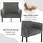 46.5cm H Velvet Upholstered Upholstered Back Cantilever Chair-94668977