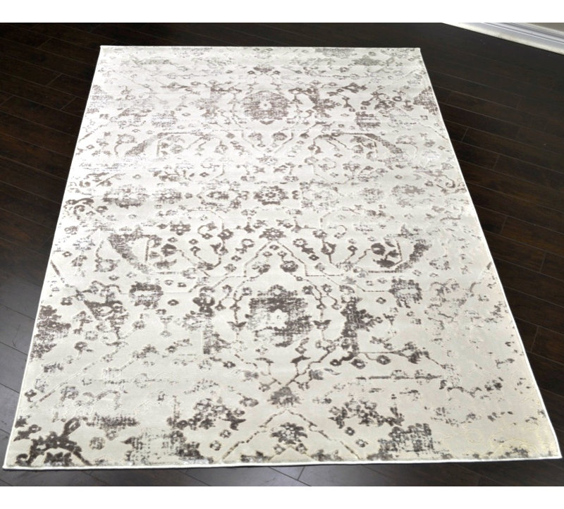 Tapis crème/beige foncé Cardoso