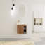 Meuble-lavabo mural flottant de 20 po avec lavabo en résine et porte d'armoire à fermeture en douceur-522824112-522824118
