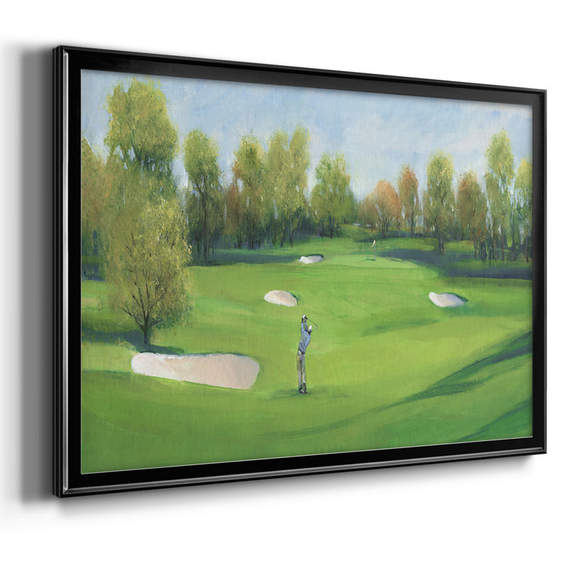 Fairway Shot II - reproduction de photo sur toile, Noir, H 18 po x l 26 po x P 1,5 po