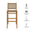 Ensemble de 2 chaises de bar Rowe
