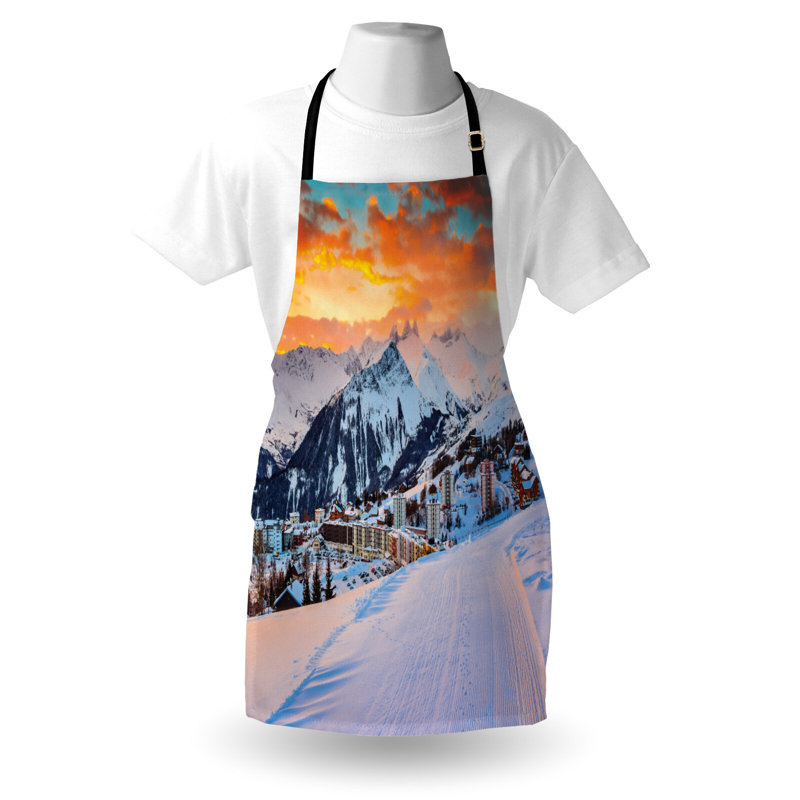 No Pattern Bib Apron