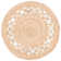 Coffman Natural Fiber Hand Woven Jute/Leather Rug in Beige/Gray