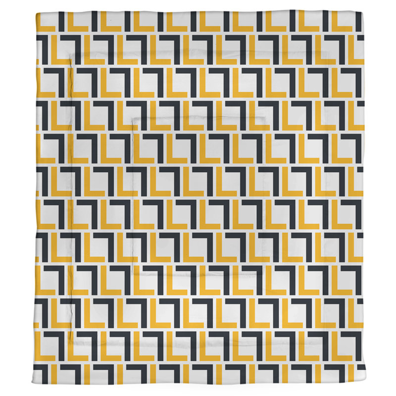 Édredon simple Pittsburgh Football Luxury, Édredon simple TG, Blanc / Doré / Noir