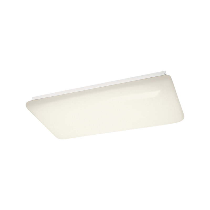 Acrylic LED Flush Mount, 3.25" H x 16" W x 51" D