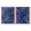 Impression encadrée «Cobalt Galaxy I-Premium» - prête à être accrochée - aucun clou requis - aucun clou requis-1388312787-1388312795