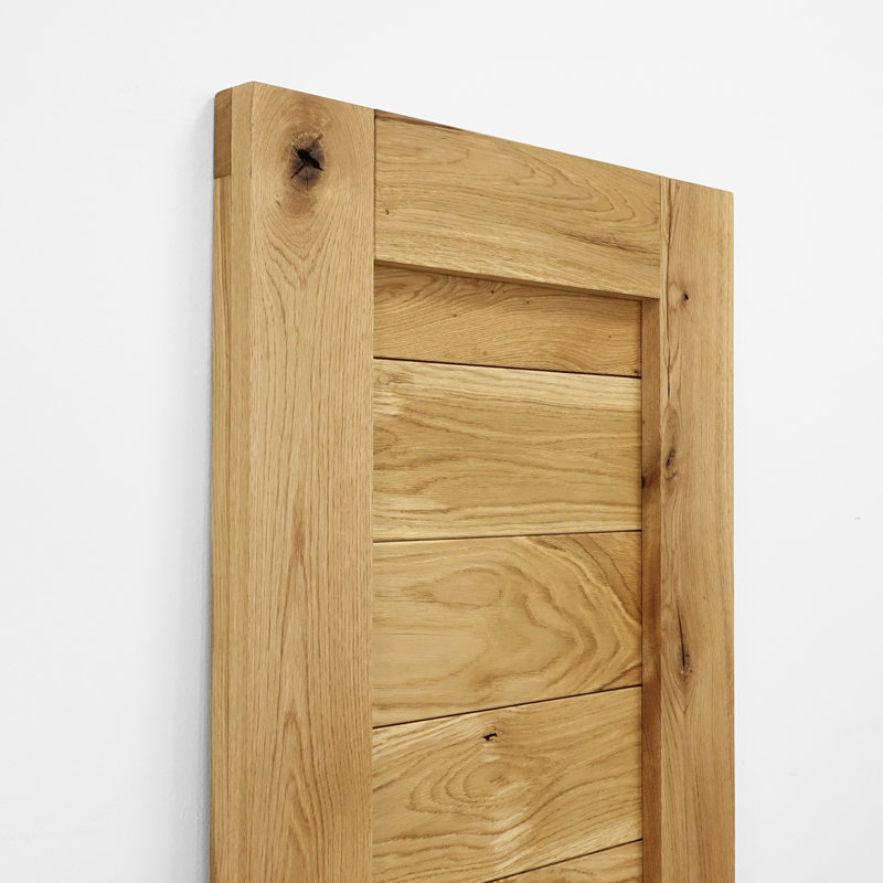 Solid Oak Barn Door, Natural Oil