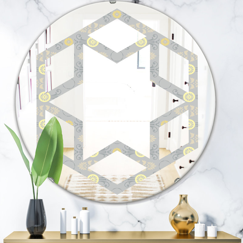 Miroir mural sans cadre, 23,6 po x 23,6 po