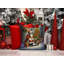 Coussin Basset Hound and Santa Claus-101410241
