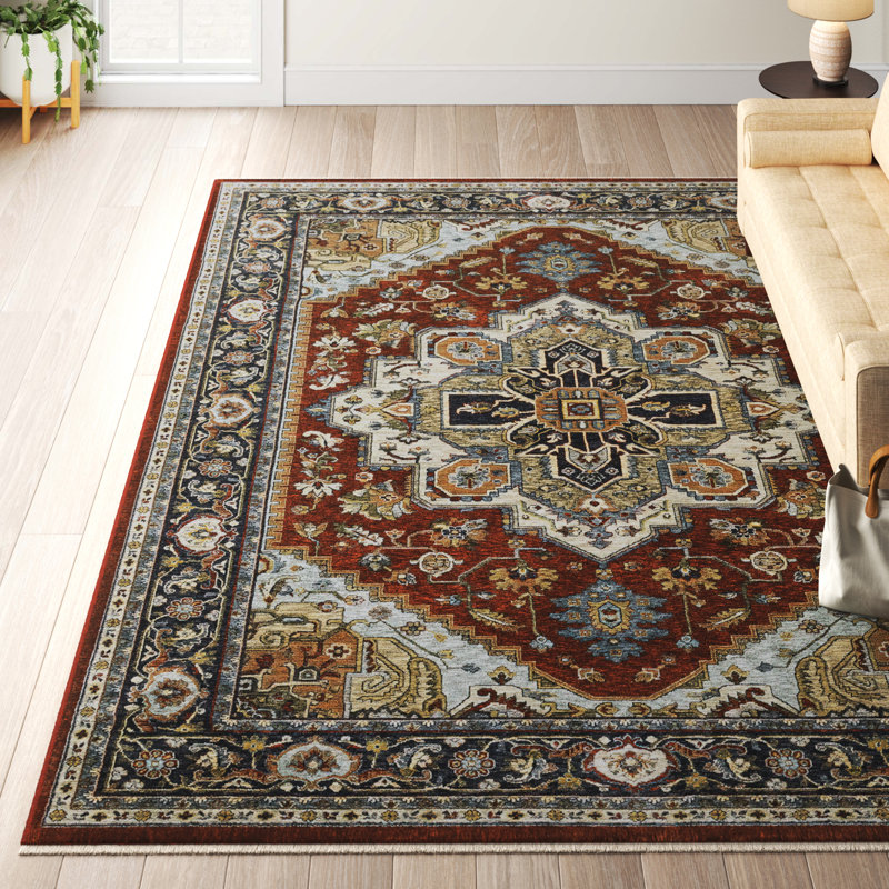 Hovis Oriental Indoor Rug, Rectangle 7'10" x 10'10"