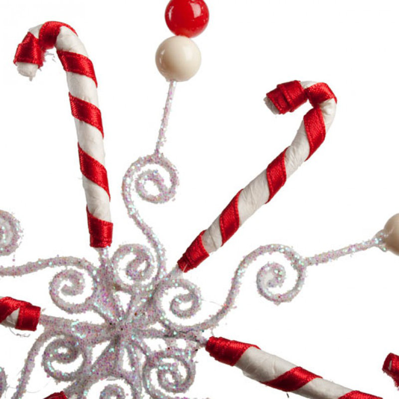 15cm Textile Holiday Shaped Ornament