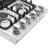 Cosmo 36'' Stainless Steel Gas 6 Italian Burner Cooktop