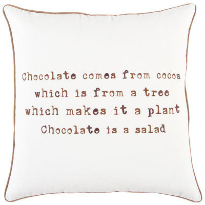 Coussin Brown and White