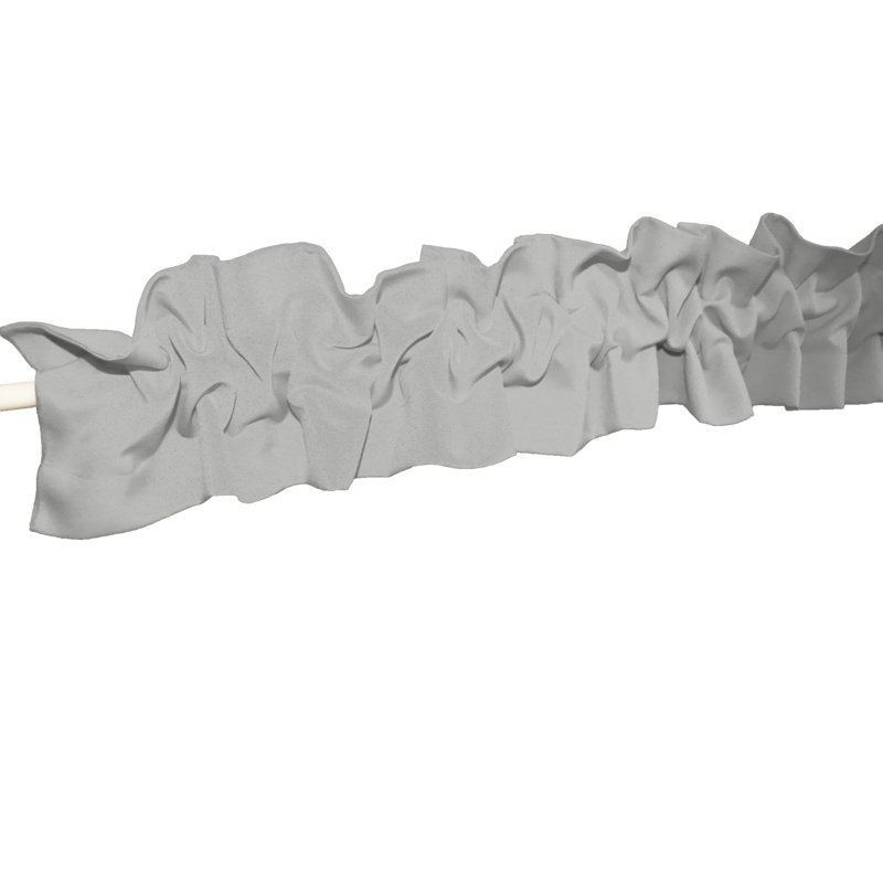 Window Valance, 72" W x 7" L, Silver