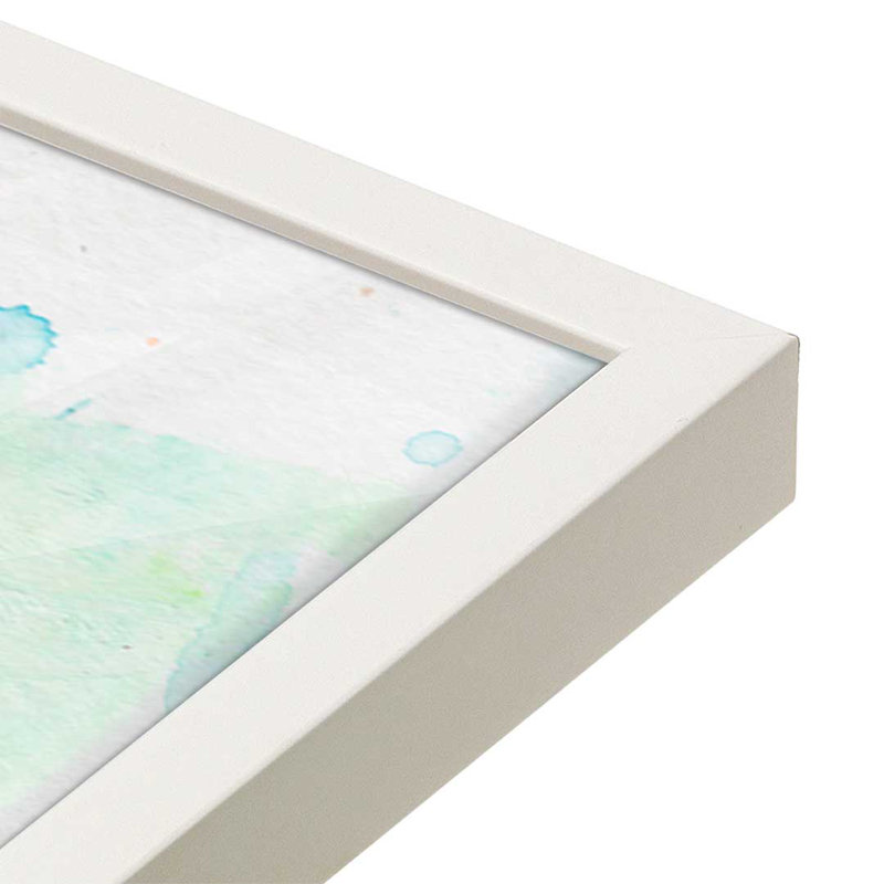 «Glory Abstracts III» par Allison Ford, reproduction d'art, H 18 po x l 12 po, Blanc
