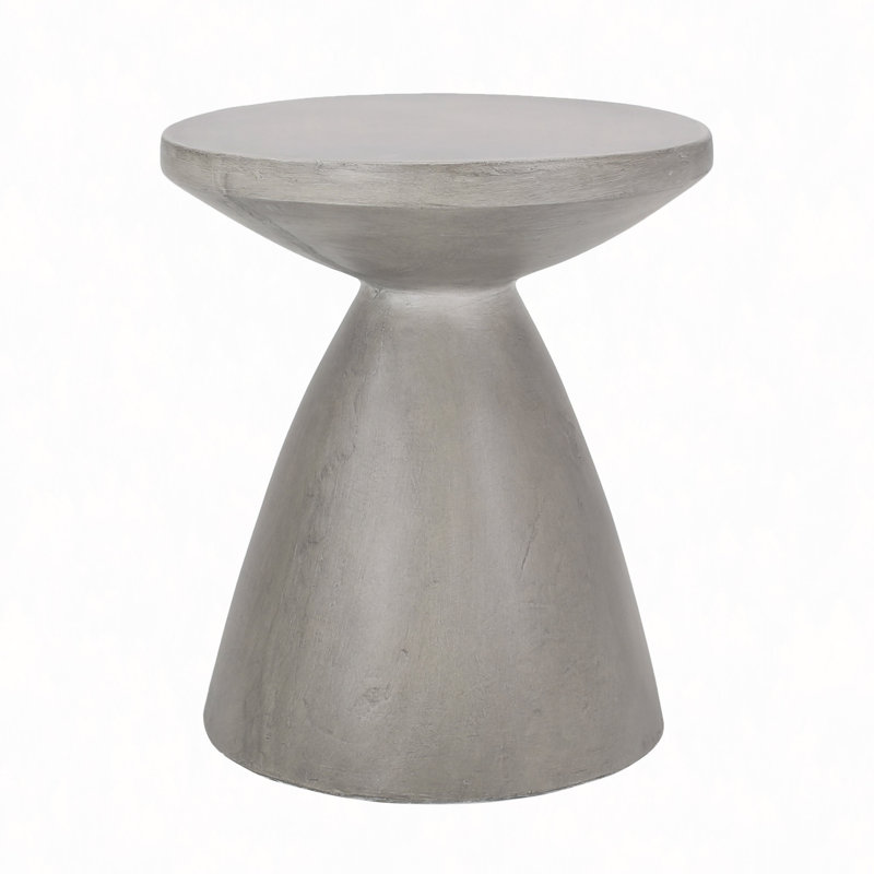Outdoor Lightweight Concrete Side Table
