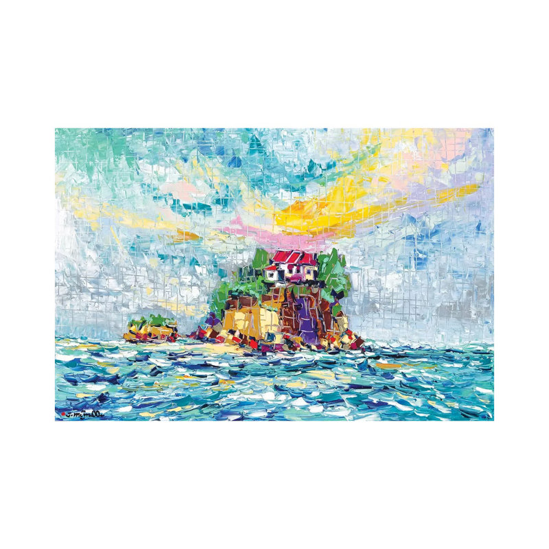 Fantasy Island by Joachim Mcmillan - Wrapped Canvas Painting, 66.04 cm H x 45.72 cm W