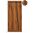 Hand-Carved Solid Teak Oak Tree Wall Panel with Dogwood Blossoms