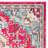 Felty Oriental Fuchsia / Blue Area Rug-738934630