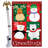 Double Sided 40'' H x 28'' W Polyester Christmas Flag Set