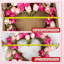 Couronne de la Saint-Valentin Couronne de porte de la Saint-Valentin avec feuille de tulipe Couronnes de cœur pour la Saint-Valentin