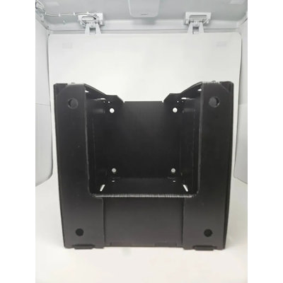Bac de rangement empilable robuste en plastique