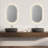Oleggio Metal Flat Wall Mirror-1686788079