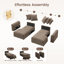 Canapé modulaire rembourré Tolzmann-8428722