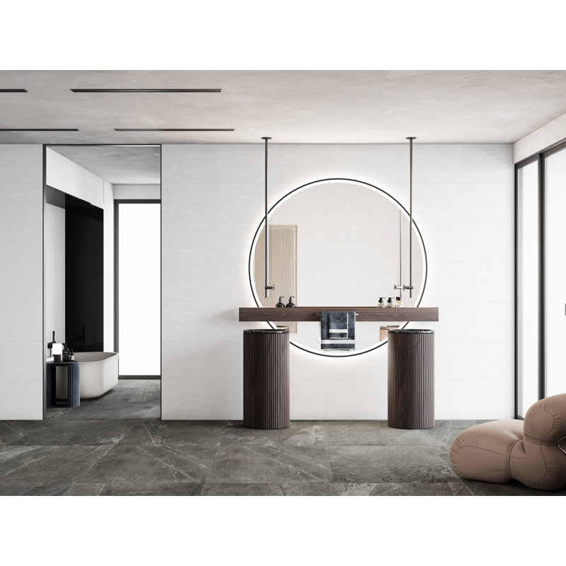 Absolute Pure White 16x48 Textured Ceramic Tile